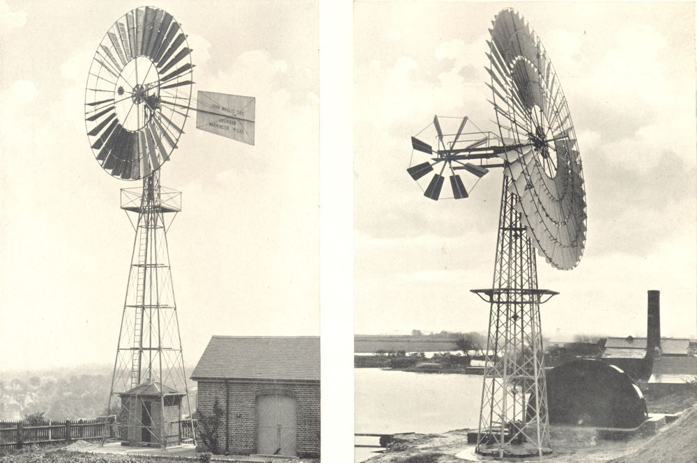 WINDMILLS. Direct-acting; Driving a